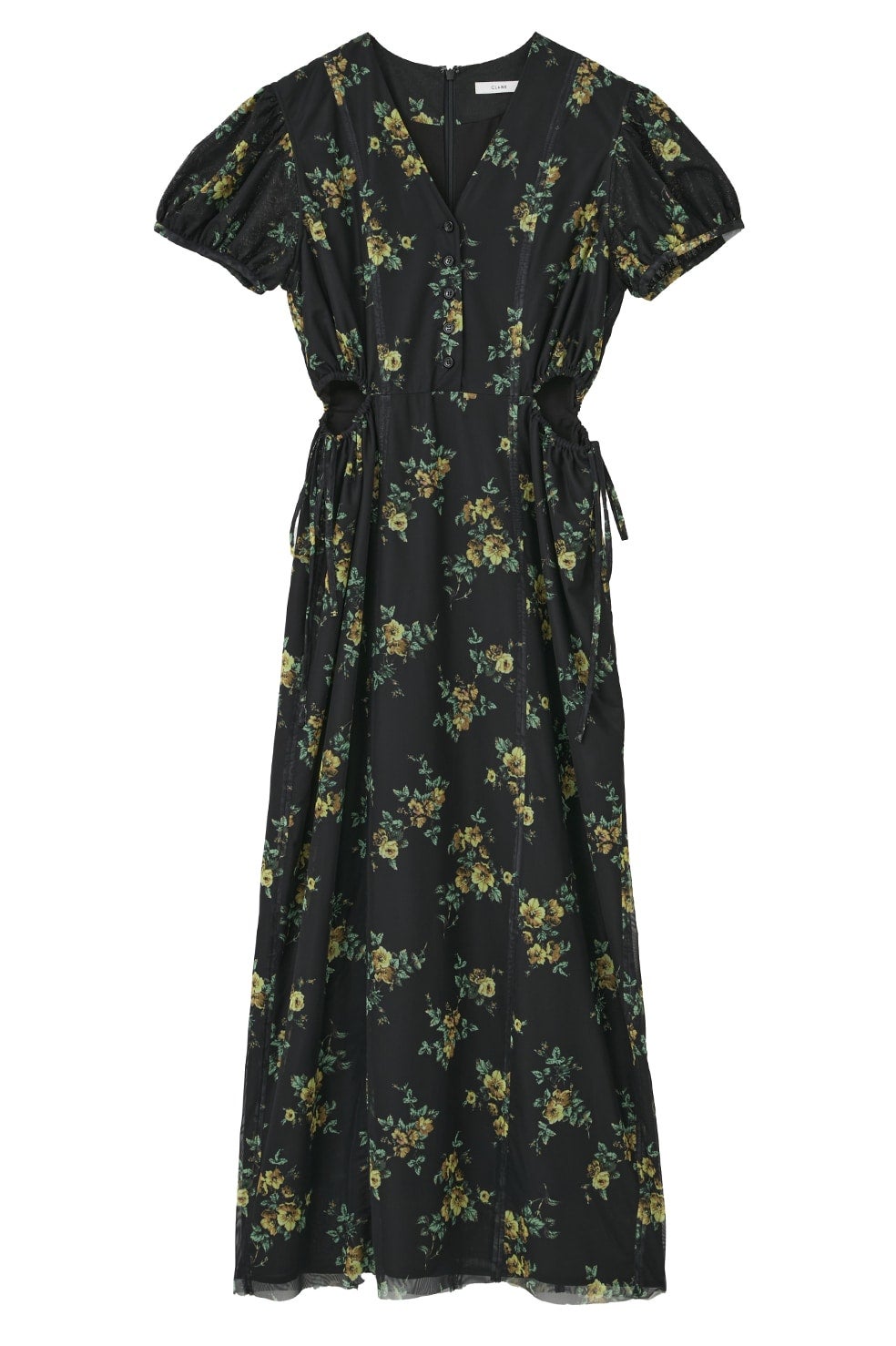 クラネ　CLANE フラワープリントロングドレス FLOWER PRINT FLARE ONEPIECE｜DRESS(ドレス)｜CLANE OFFICIAL ONLINE
