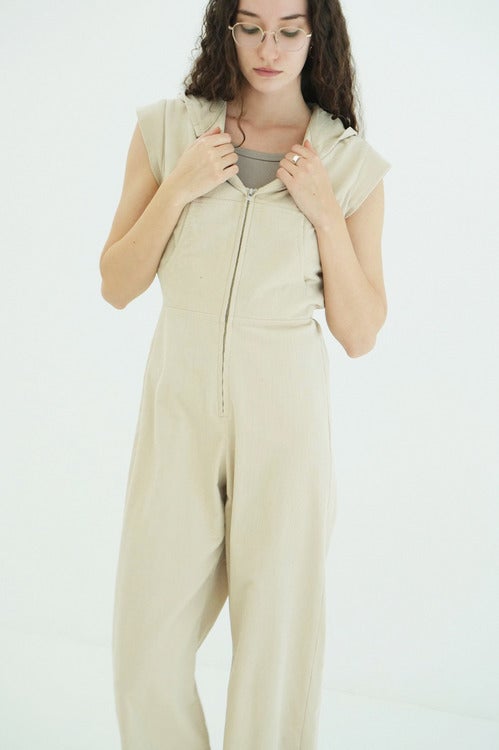 CORDUROY HOODED ALL IN ONE