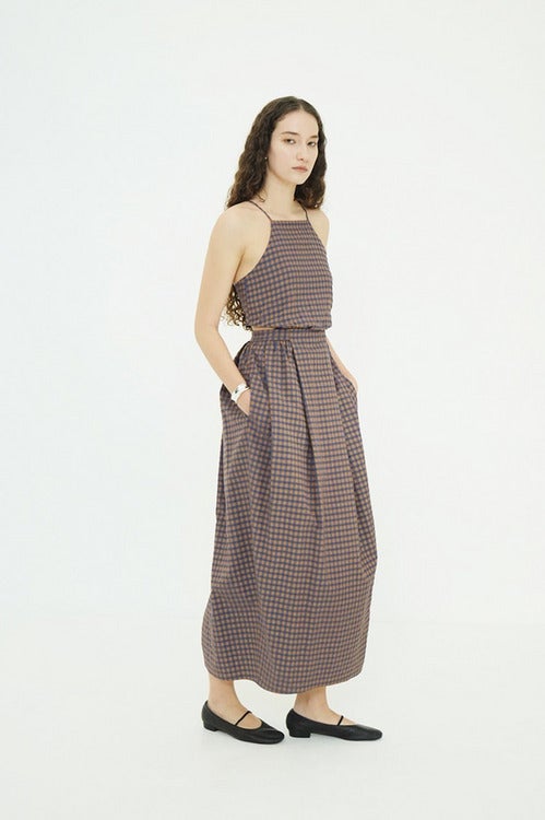 SIDE HOLE COCOON CAMI ONEPIECE