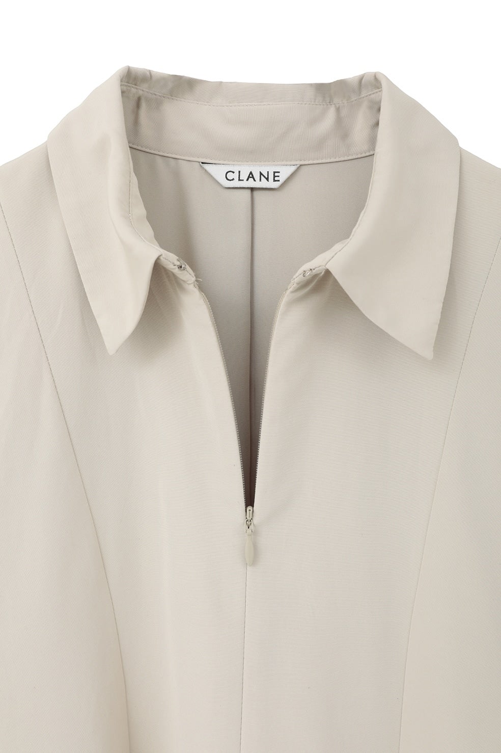 HALF ZIP FLARE ONE PIECE｜DRESS(ドレス)｜CLANE OFFICIAL ONLINE STORE