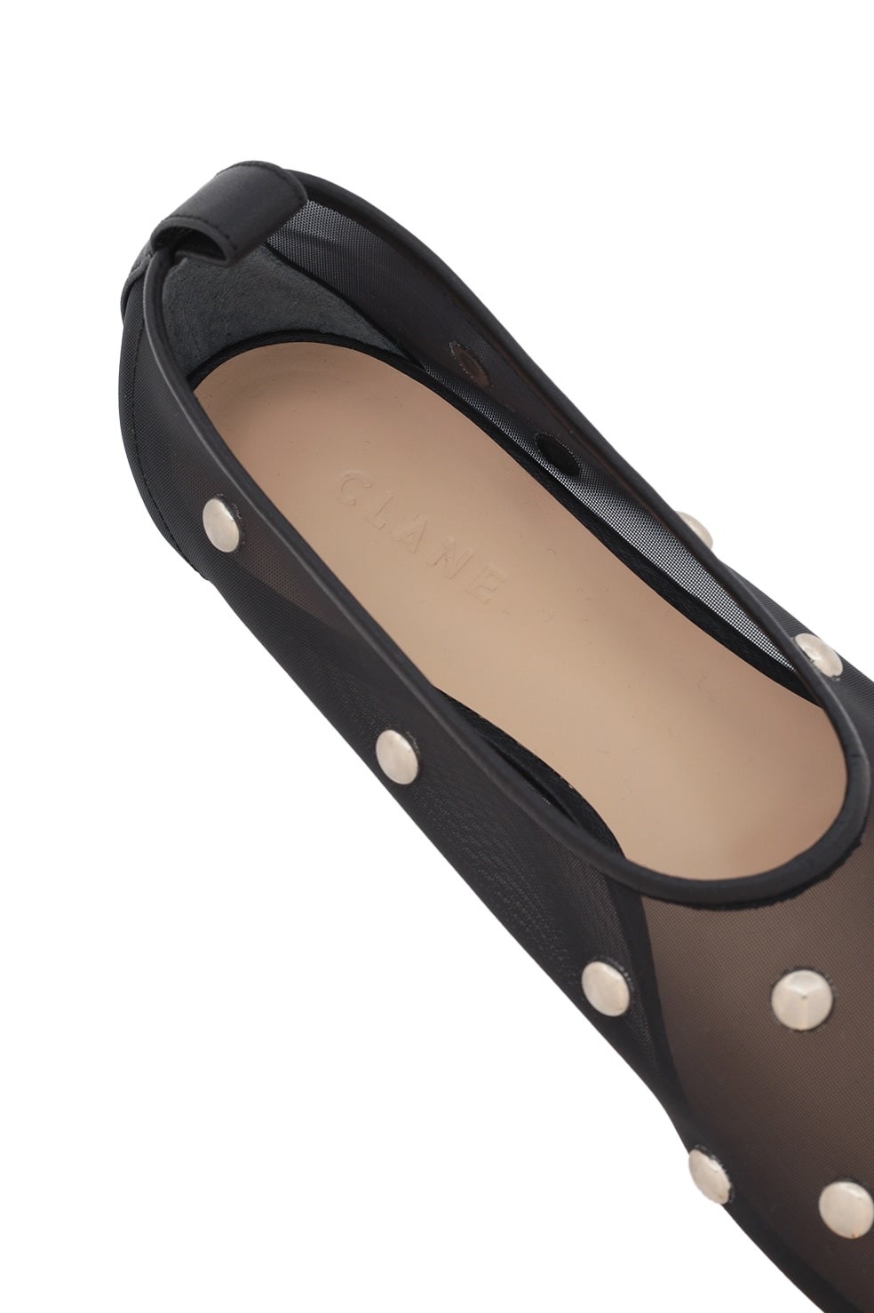 STUDDED MESH FLAT SHOES｜BAG/SHOES(バッグ/シューズ)｜CLANE