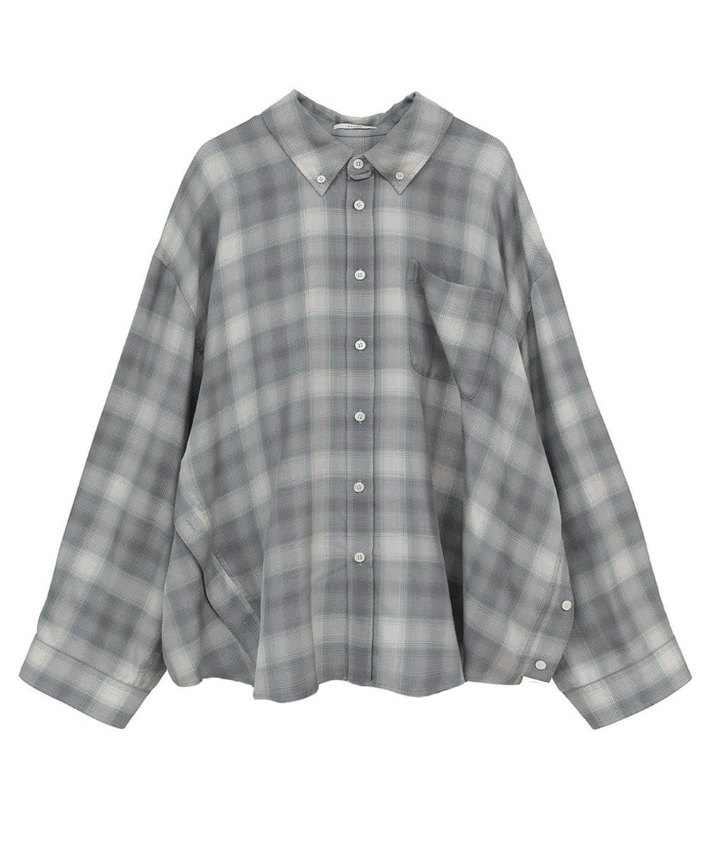 2WAY OVER OMBRE CHECK SHIRTS