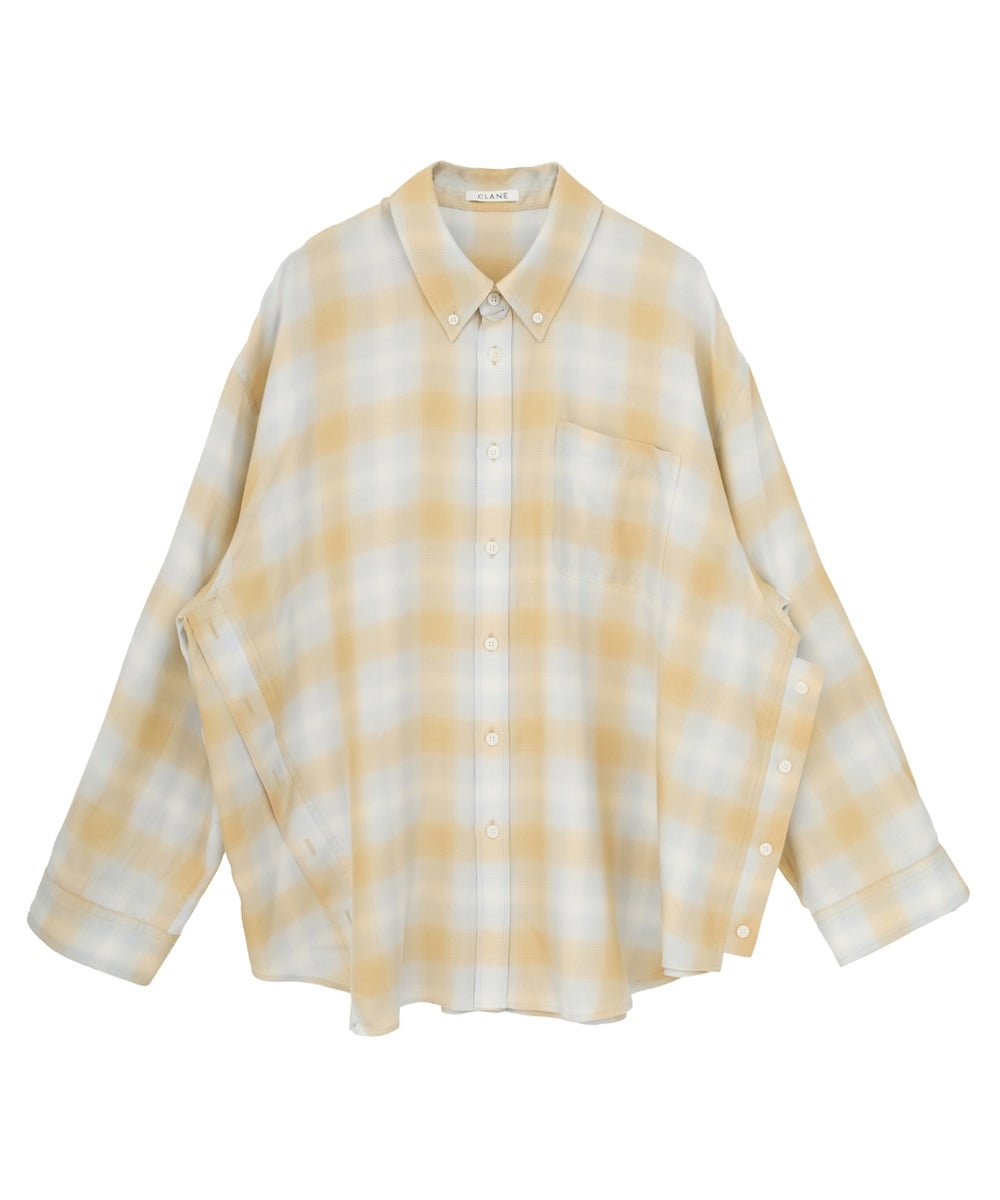 2WAY OVER OMBRE CHECK SHIRTS｜TOPS(トップス)｜CLANE OFFICIAL