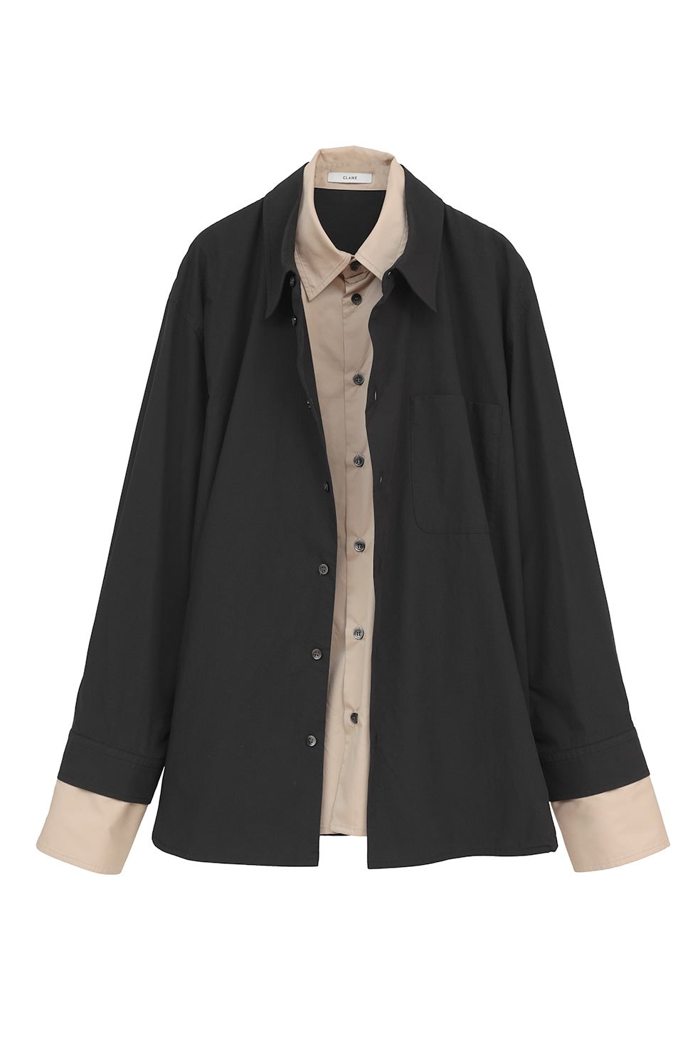 TWO TONE LAYERED SHIRTS｜TOPS(トップス)｜CLANE OFFICIAL ONLINE STORE