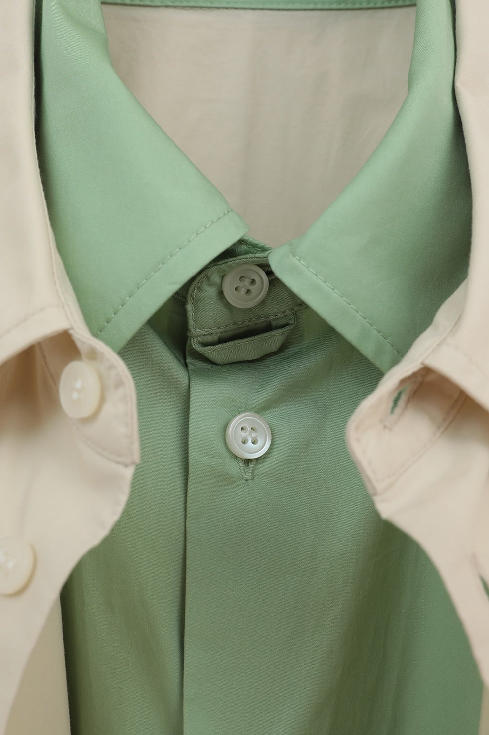 TWO TONE LAYERED SHIRTS｜TOPS(トップス)｜CLANE OFFICIAL ONLINE STORE