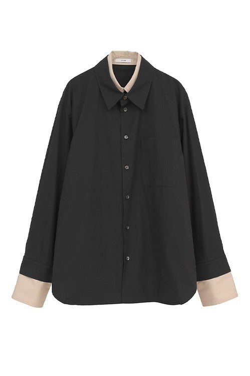 【PRE ORDER 2BUY 10%OFF】TWO TONE LAYERED SHIRTS