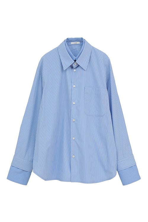 【PRE ORDER 2BUY 10%OFF】TWO TONE LAYERED SHIRTS