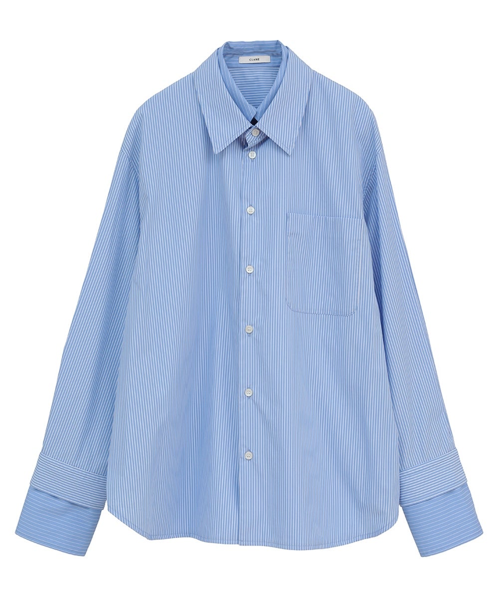 【PRE ORDER 2BUY 10%OFF】TWO TONE LAYERED SHIRTS