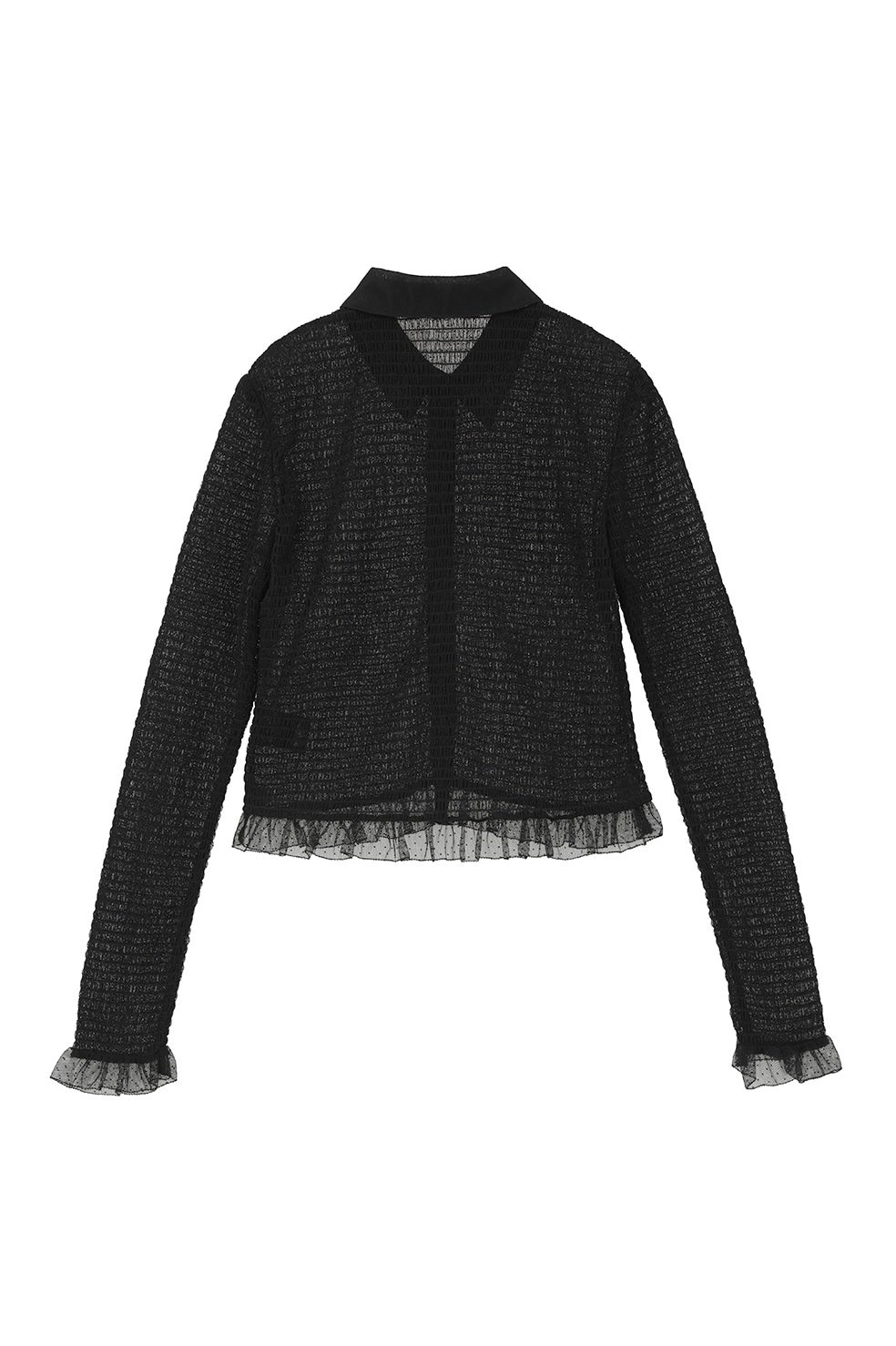 GATHERED MESH SHIRTS｜TOPS(トップス)｜CLANE OFFICIAL ONLINE STORE