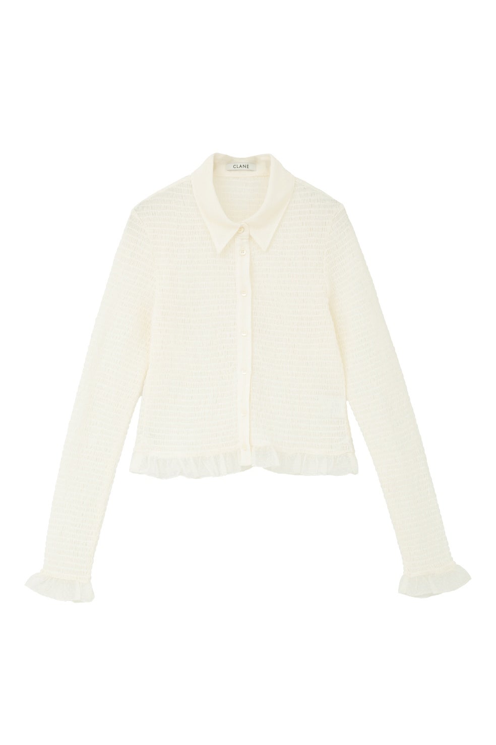 GATHERED MESH SHIRTS｜TOPS(トップス)｜CLANE OFFICIAL ONLINE STORE