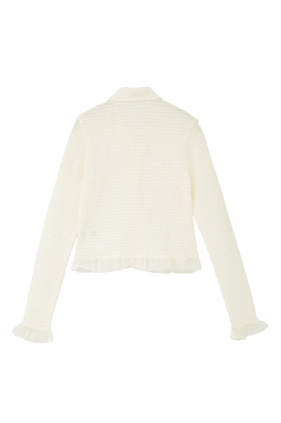 トップス CLANE GATHERED MESH SHIRTS GATHERED MESH SHIRTS｜TOPS(トップス)｜CLANE OFFICIAL ONLINE STORE