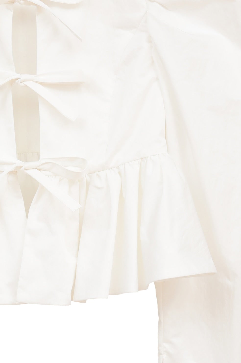 SHORT PEPLUM RIBBON TOPS｜TOPS(トップス)｜CLANE OFFICIAL ONLINE STORE