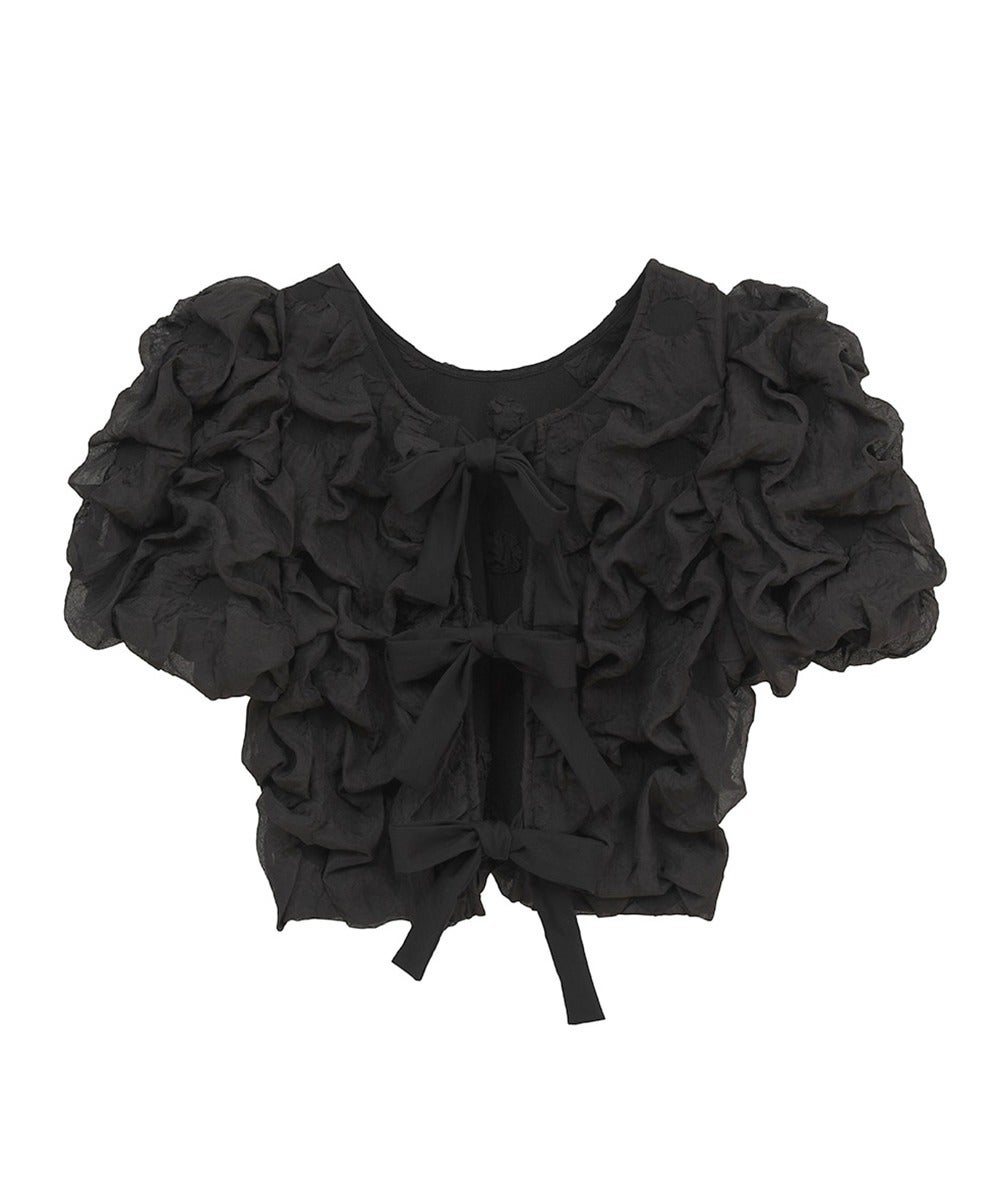 W FACE CLOUD PUFF SLEEVE TOPS