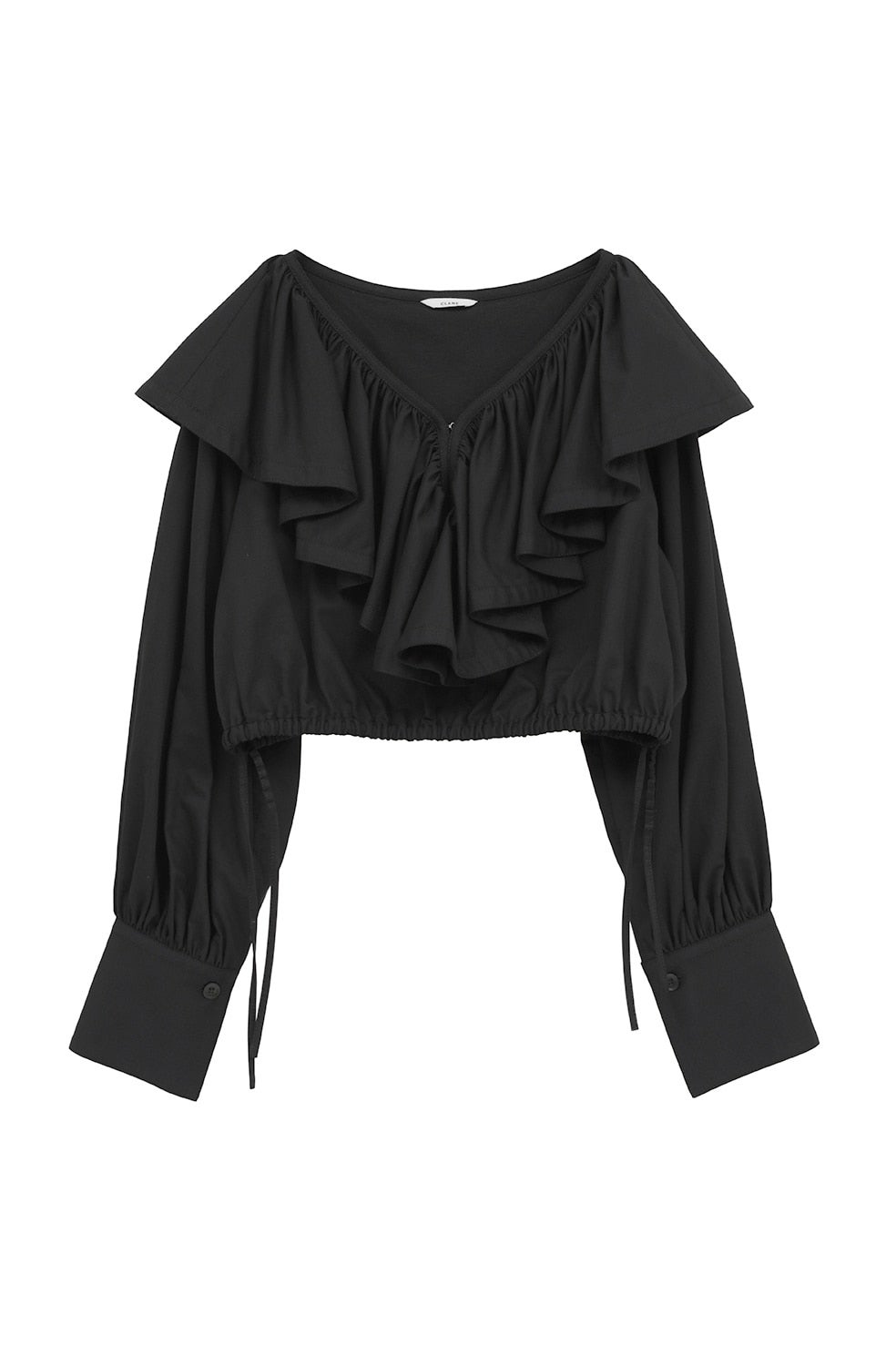 FRILL COLLAR SHORT BLOUSE｜TOPS(トップス)｜CLANE OFFICIAL ONLINE STORE