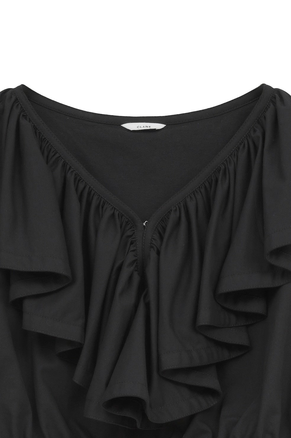 FRILL COLLAR SHORT BLOUSE｜TOPS(トップス)｜CLANE OFFICIAL ONLINE STORE