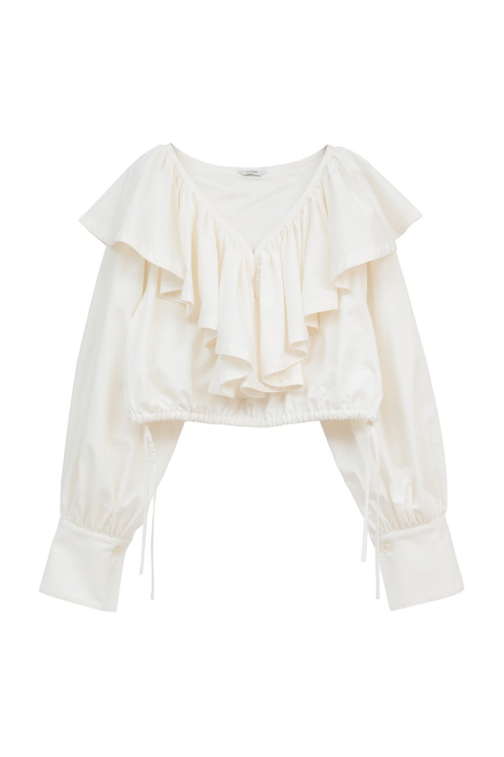 FRILL COLLAR SHORT BLOUSE｜TOPS(トップス)｜CLANE OFFICIAL ONLINE STORE
