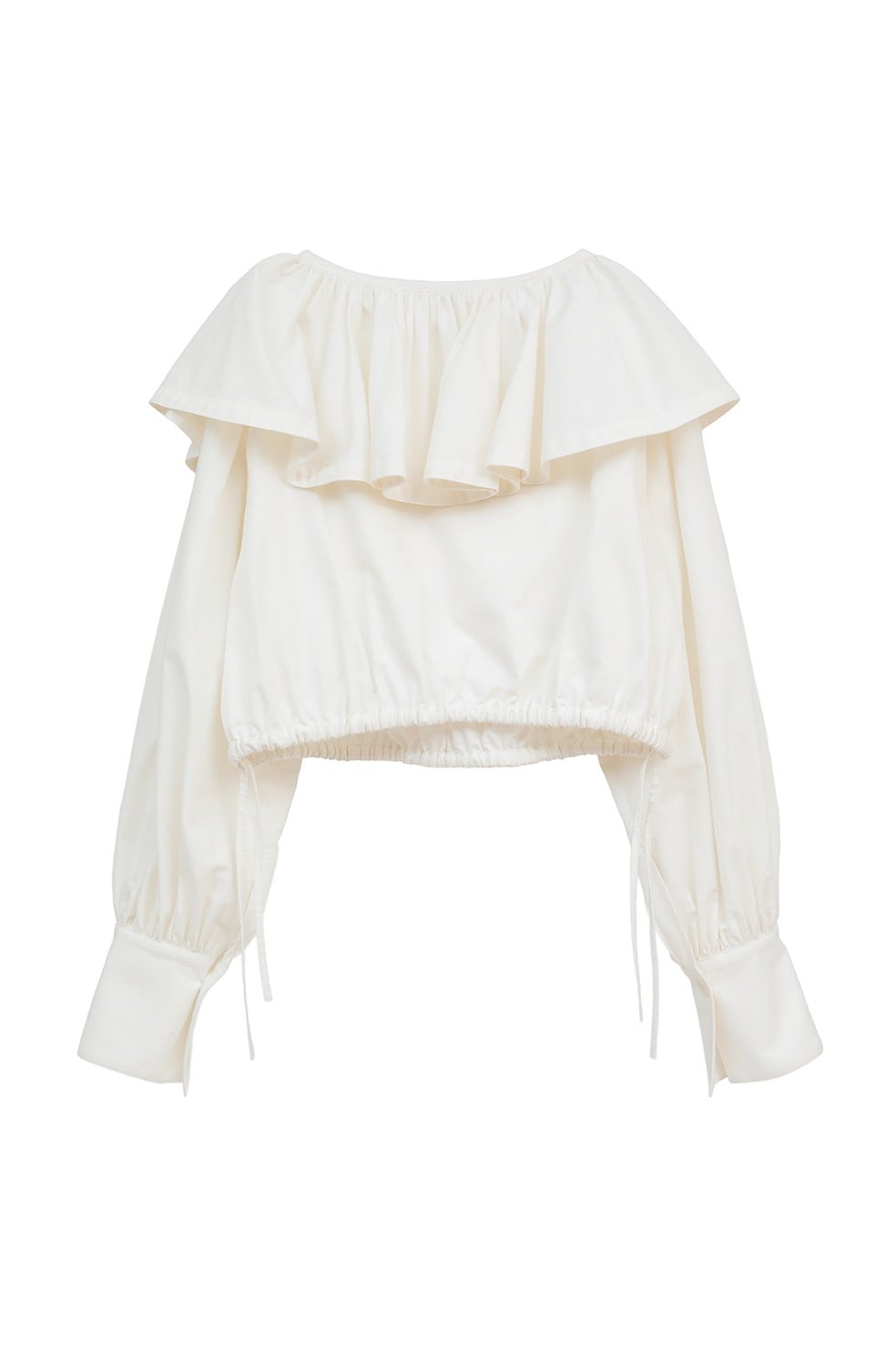 FRILL COLLAR SHORT BLOUSE｜TOPS(トップス)｜CLANE OFFICIAL ONLINE STORE