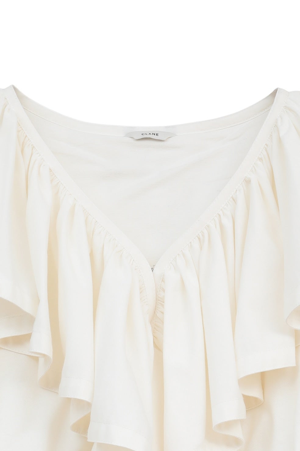 FRILL COLLAR SHORT BLOUSE｜TOPS(トップス)｜CLANE OFFICIAL ONLINE STORE