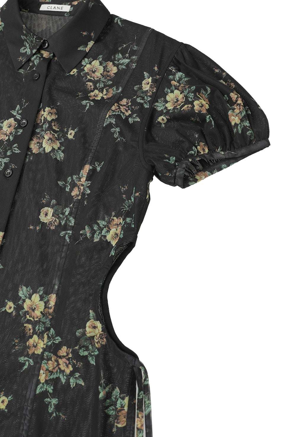 FLOWER SIDE HOLE SHIRTS｜TOPS(トップス)｜CLANE OFFICIAL ONLINE STORE
