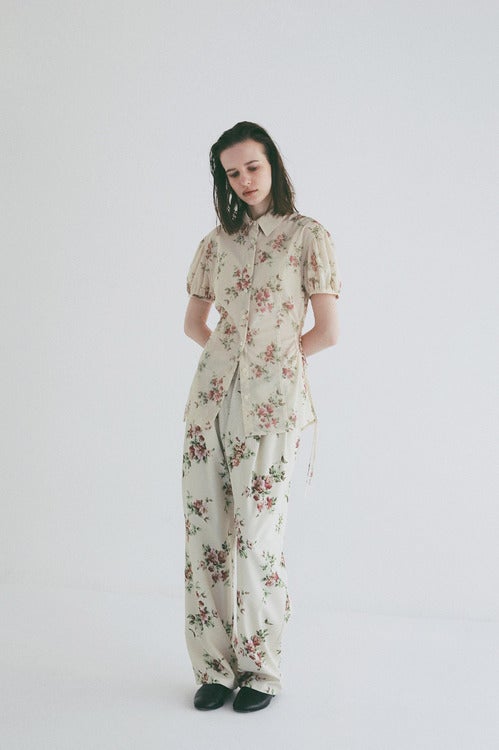 FLOWER SIDE HOLE SHIRTS