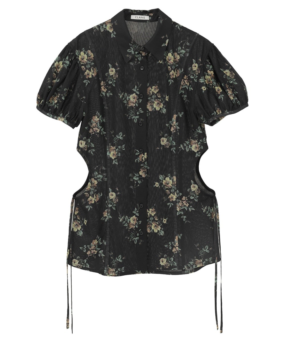 FLOWER SIDE HOLE SHIRTS