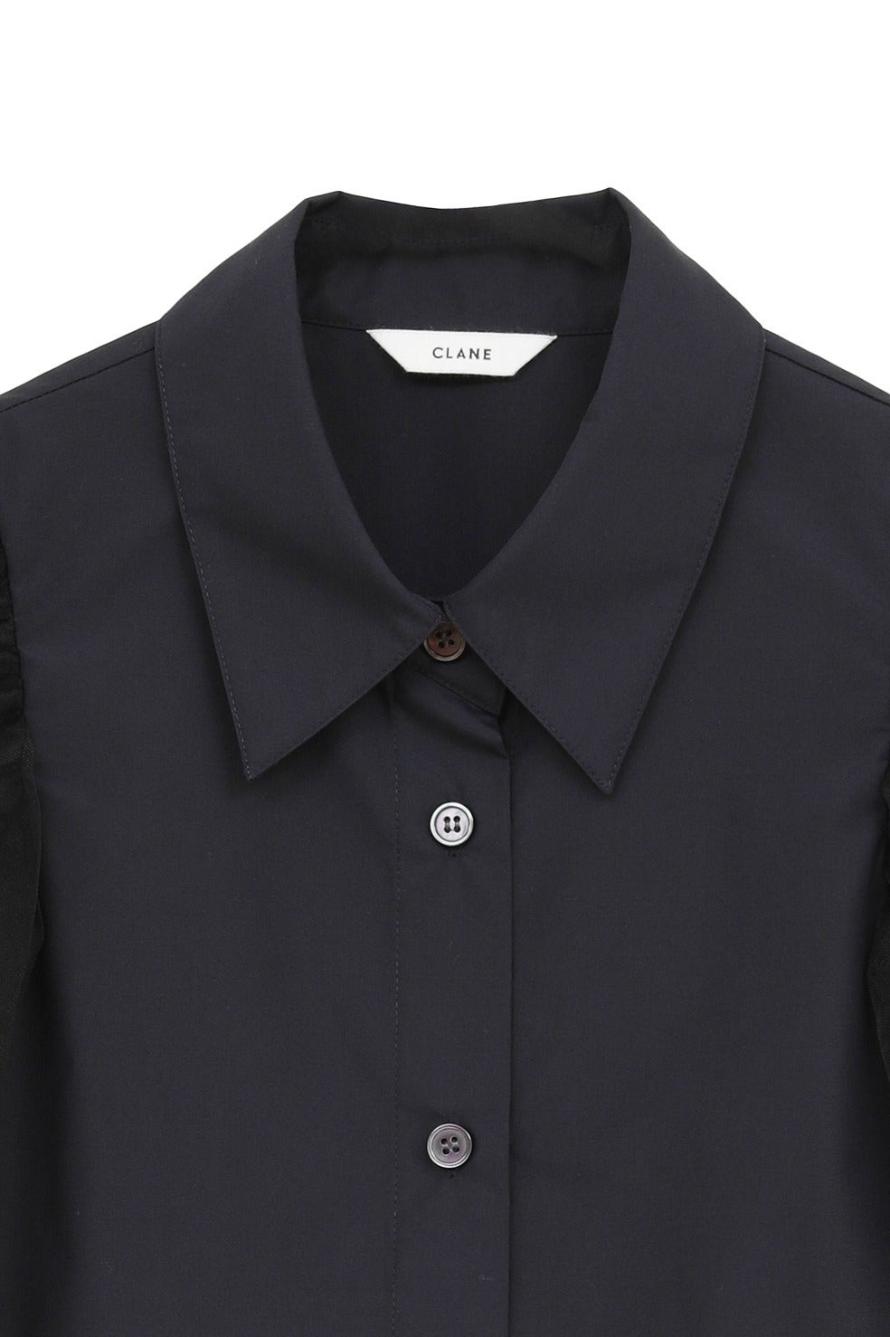 TULLE LAYERED SLEEVE SHIRTS｜TOPS(トップス)｜CLANE OFFICIAL ONLINE