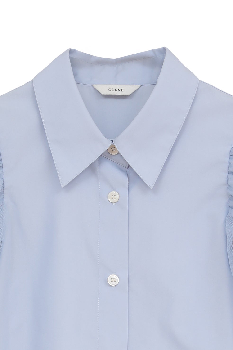 TULLE LAYERED SLEEVE SHIRTS｜TOPS(トップス)｜CLANE OFFICIAL ONLINE