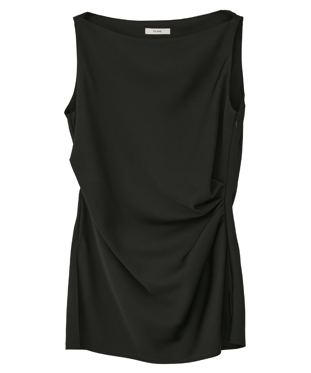 SATIN DRAPE TOPS｜TOPS(トップス)｜CLANE OFFICIAL ONLINE STORE