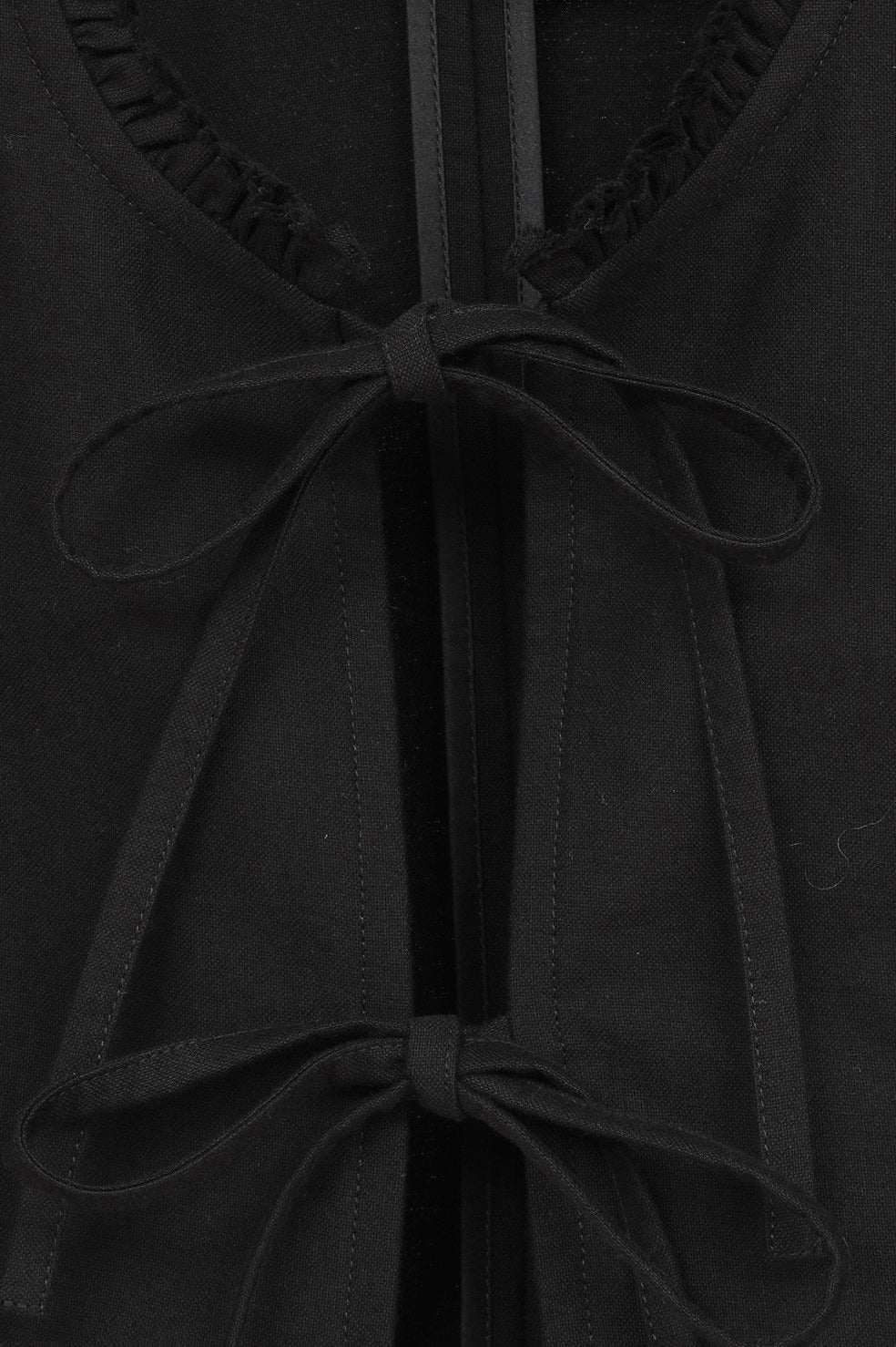 FRILL RIBBON SHORT BLOUSE｜TOPS(トップス)｜CLANE OFFICIAL ONLINE STORE