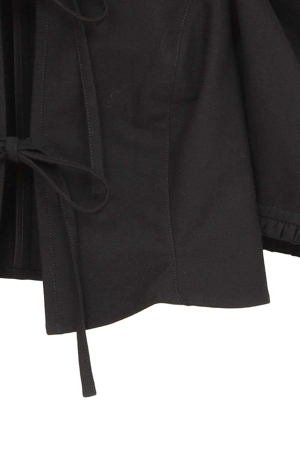 FRILL RIBBON SHORT BLOUSE｜TOPS(トップス)｜CLANE OFFICIAL ONLINE STORE