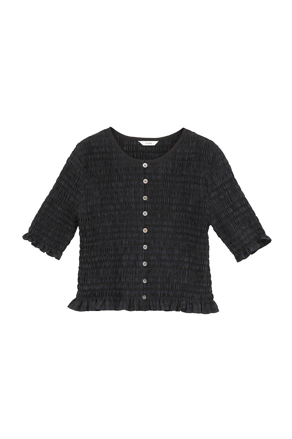 SHIRRING HALF SLEEVE BLOUSE｜TOPS(トップス)｜CLANE OFFICIAL ONLINE
