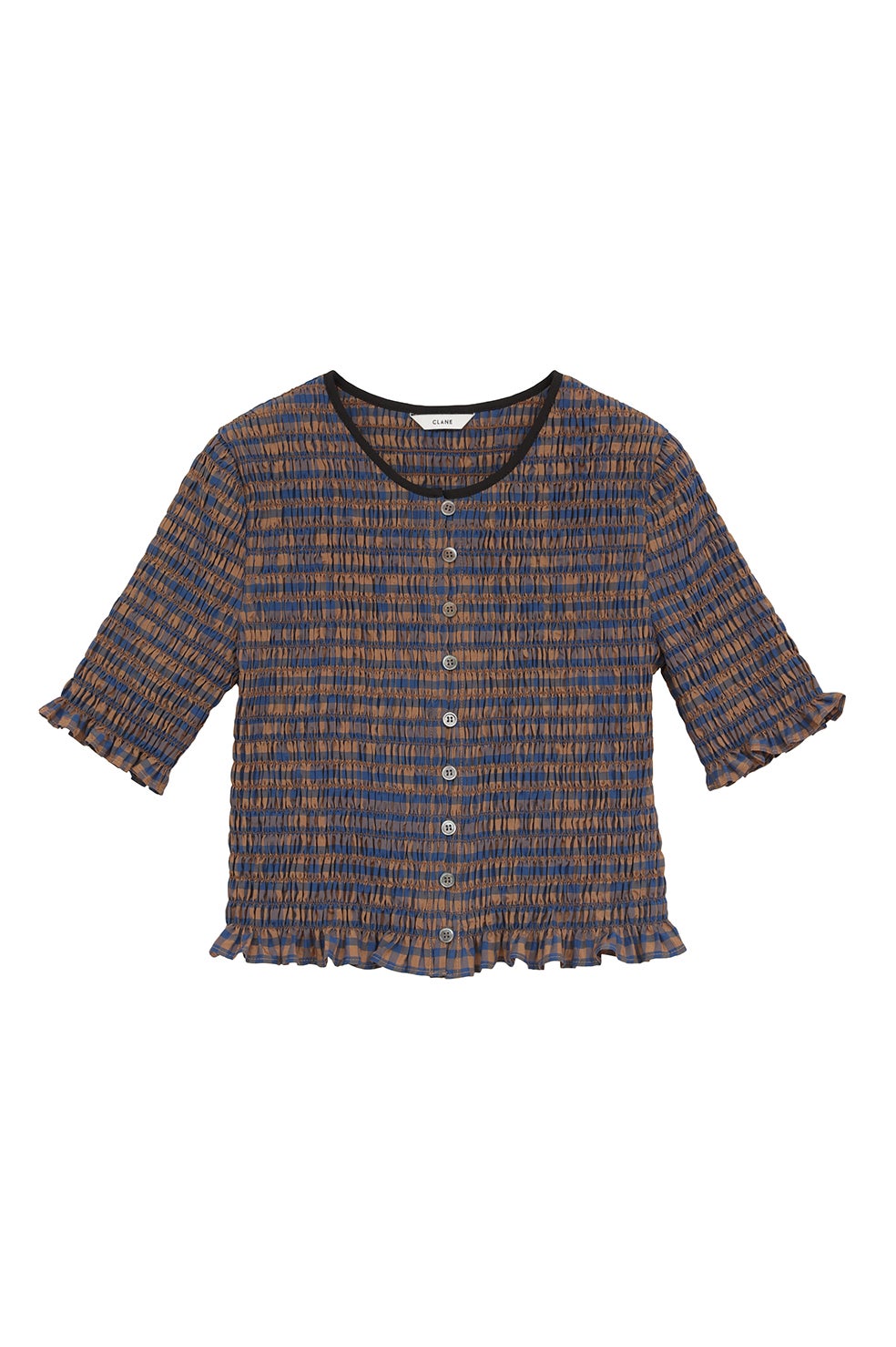 トップス CLANE SHIRRING HALF SLEEVE BLOUSE SHIRRING HALF SLEEVE BLOUSE｜TOPS(トップス)｜CLANE OFFICIAL ONLINE