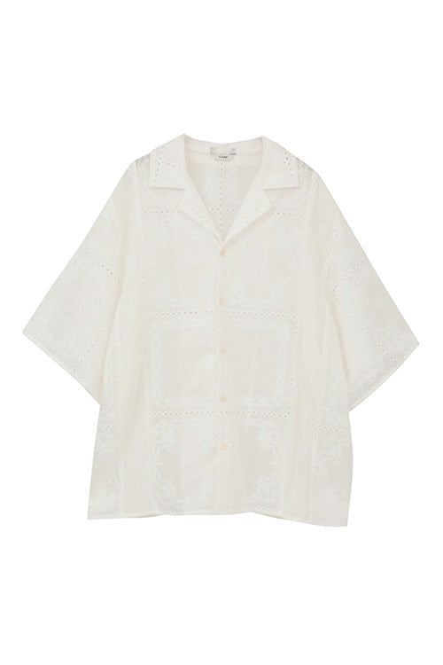 EMBROIDERY LACE BOX SHIRTS