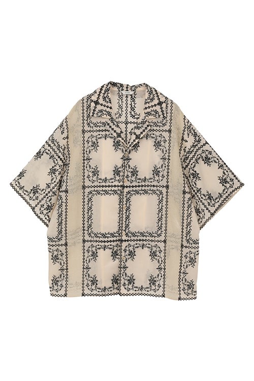 EMBROIDERY LACE BOX SHIRTS
