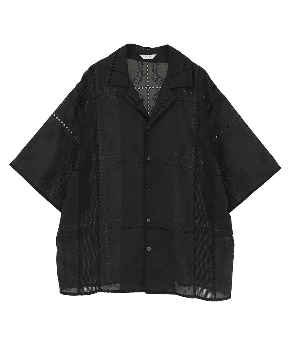 EMBROIDERY LACE BOX SHIRTS