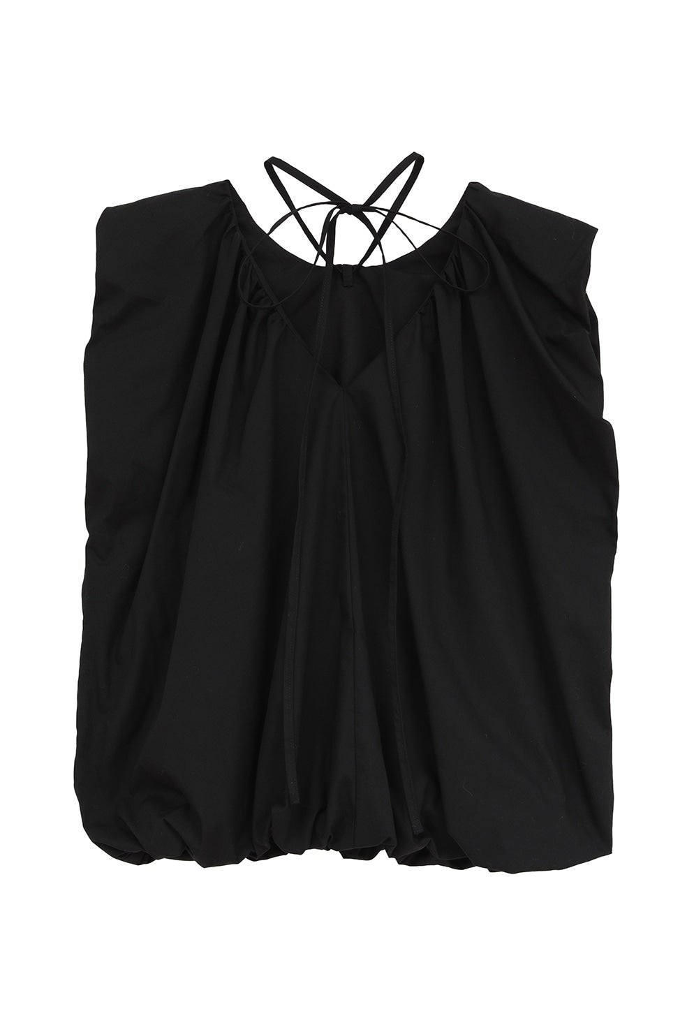W FACE BALLOON GATHER RIBBON TOPS｜TOPS(トップス)｜CLANE OFFICIAL 