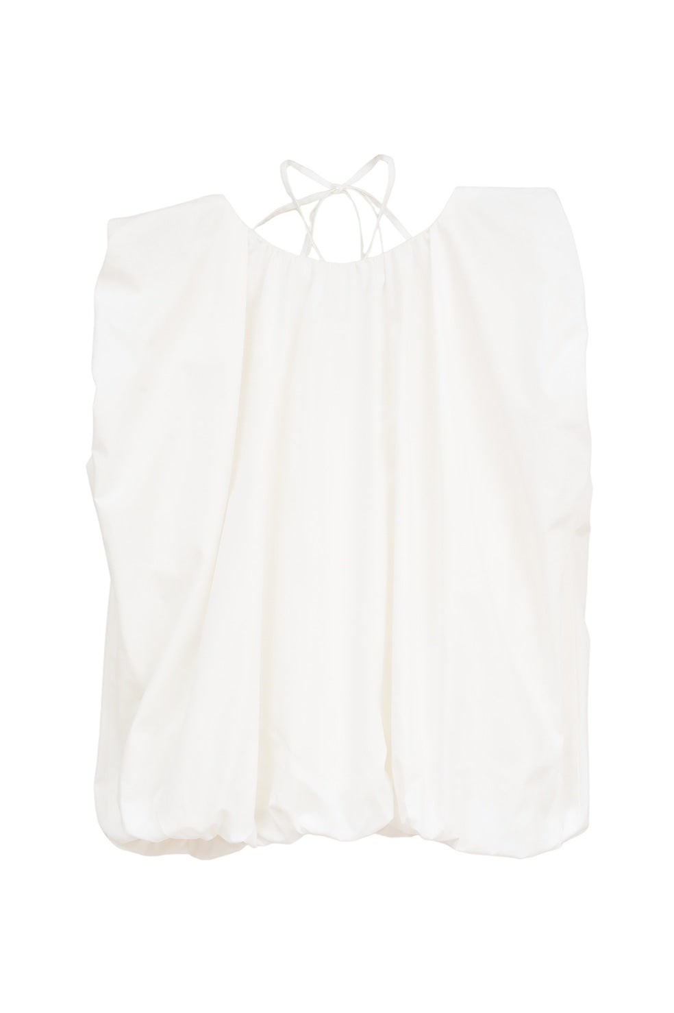 W FACE BALLOON GATHER RIBBON TOPS｜TOPS(トップス)｜CLANE OFFICIAL