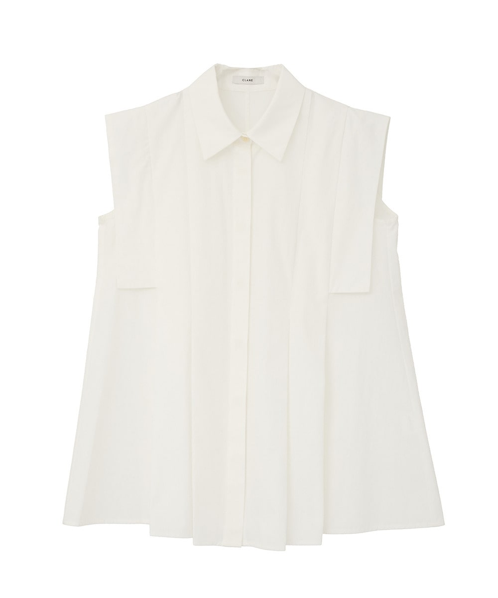 PANELL PLEAT SQUARE SLEEVE SHIRTS