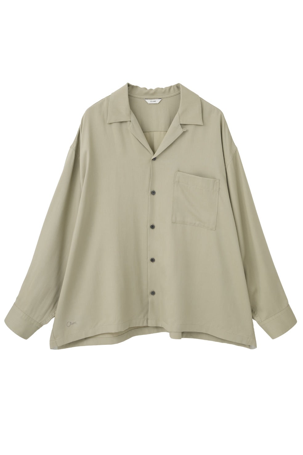 トップス CLANE OPEN COLLAR OVER SHIRTS OPEN COLLAR OVER SHIRTS｜TOPS(トップス)｜CLANE OFFICIAL ONLINE STORE