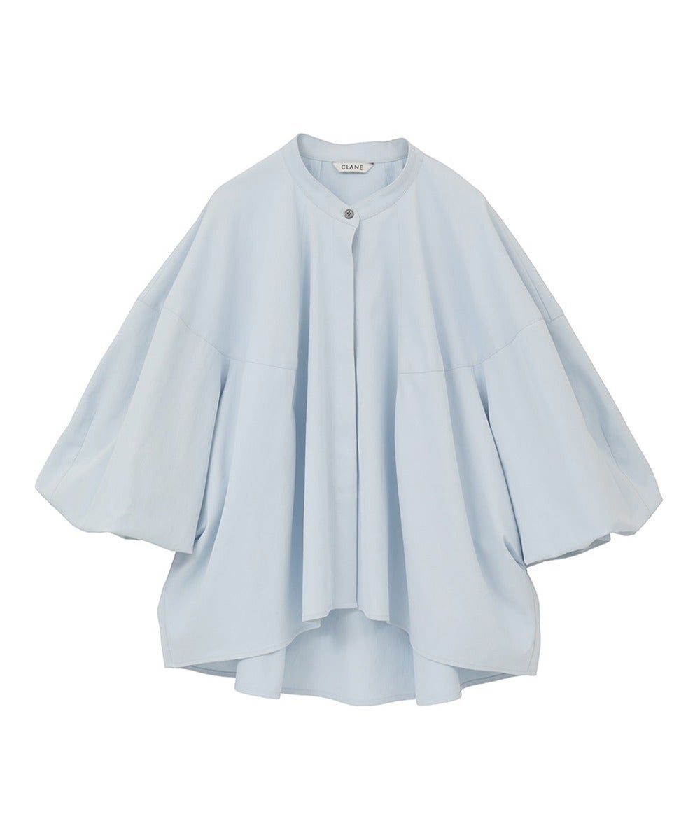 VOLUME SLEEVE STAND NECK SHIRTS