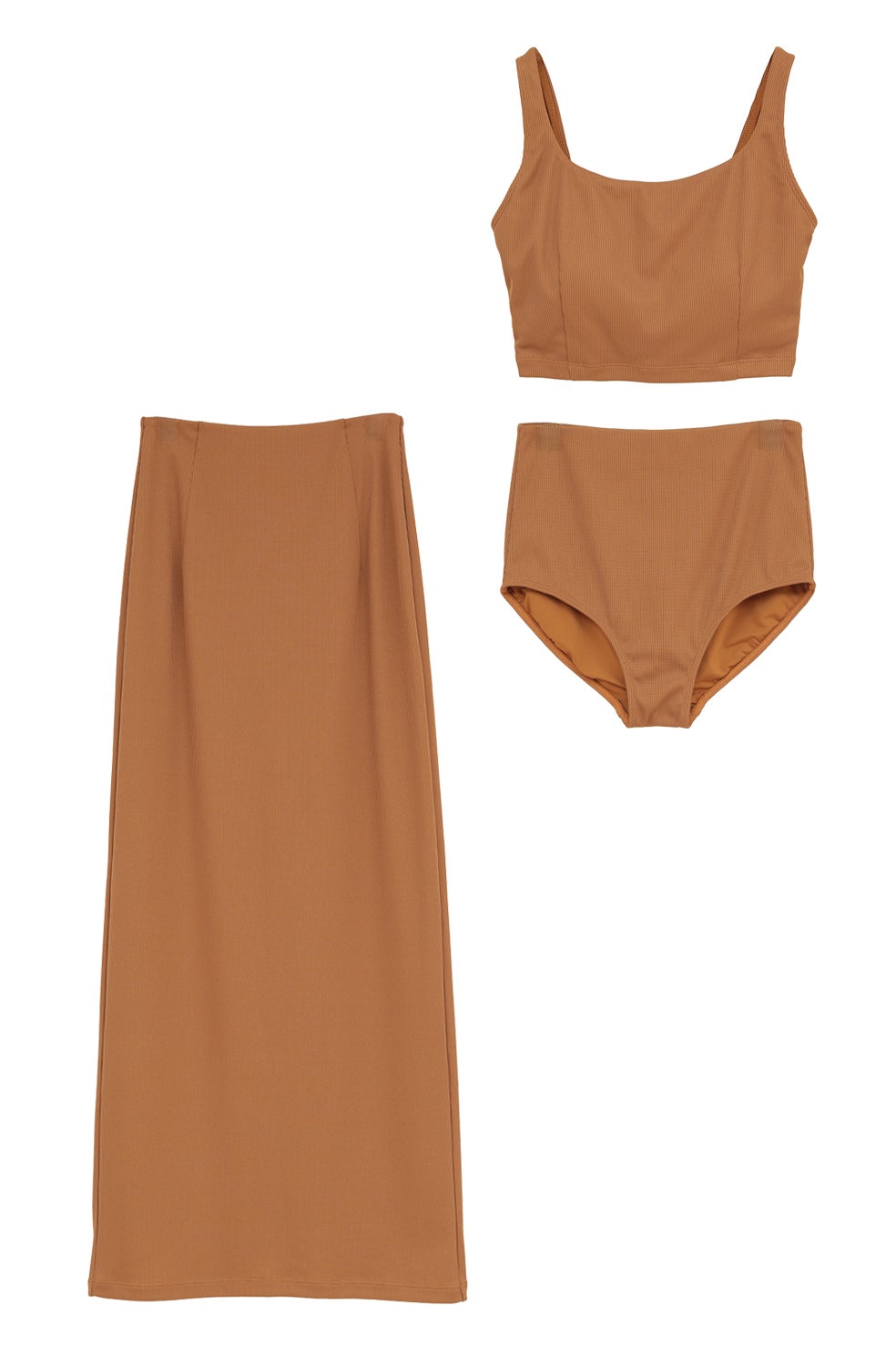 3-PIECE LONG SKIRT SWIM SET｜GOODS(グッズ)｜CLANE OFFICIAL ONLINE