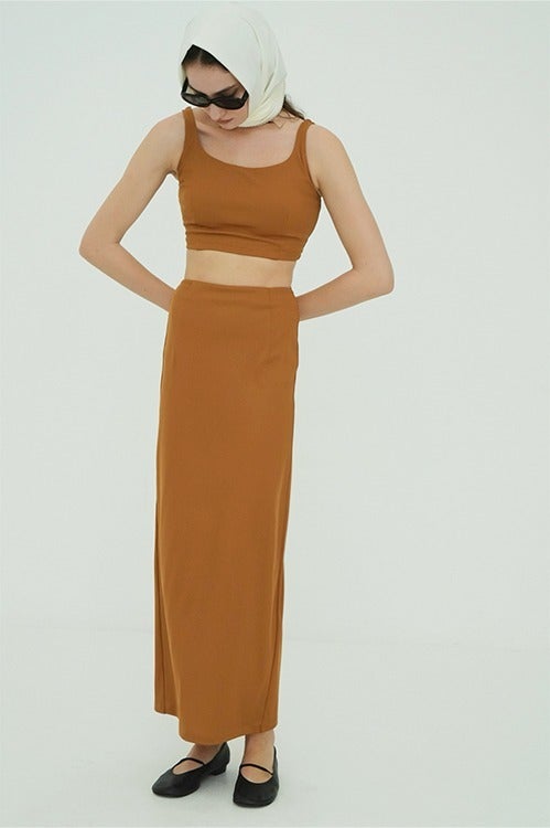 3-PIECE LONG SKIRT SWIM SET