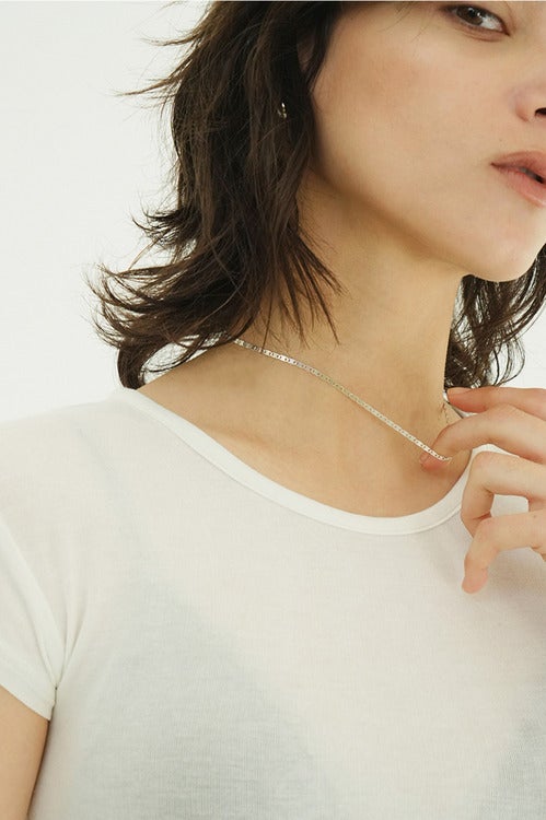 LAVER Flat Mariner Chain Choker