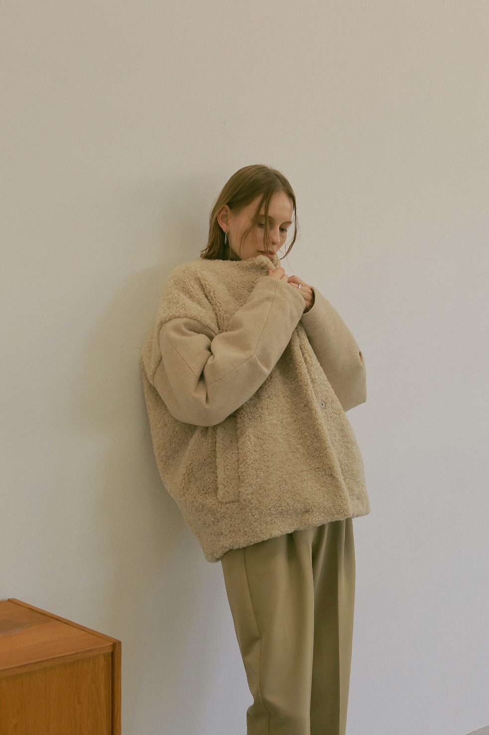 COMBINATION FUR SHORT COAT｜OUTER(アウター)｜CLANE OFFICIAL ONLINE 