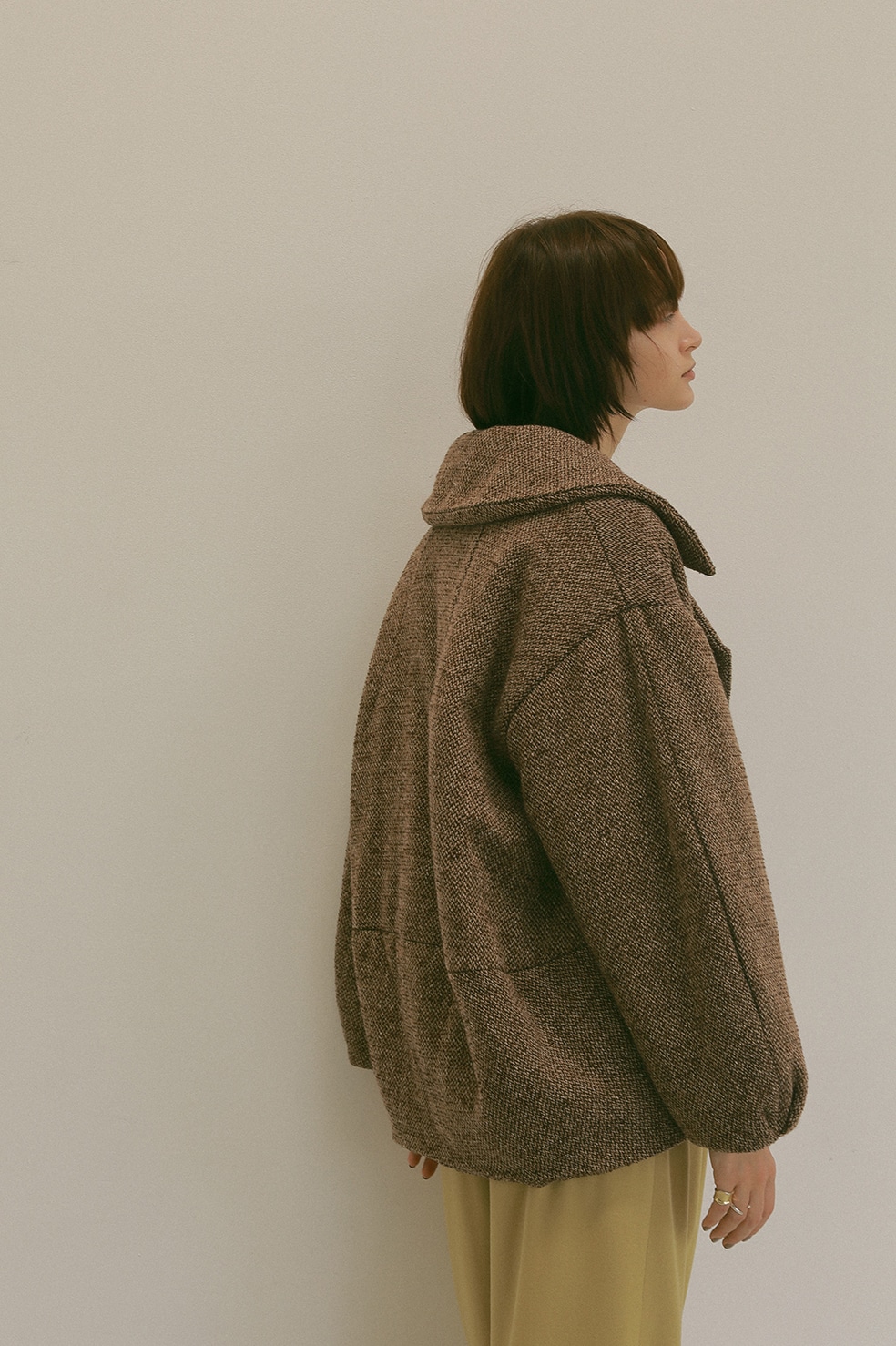 COCOON LINE SHORT COAT｜OUTER(アウター)｜CLANE OFFICIAL ONLINE STORE