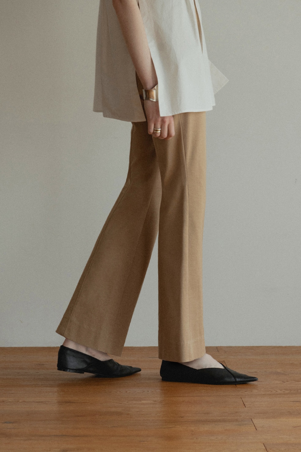 SINGLE JERSEY FLARE PANTS｜SKIRT/PANTS(スカート/パンツ)｜CLANE