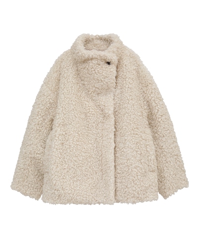 CURLY FUR COCOON COAT｜OUTER(アウター)｜CLANE OFFICIAL ONLINE STORE