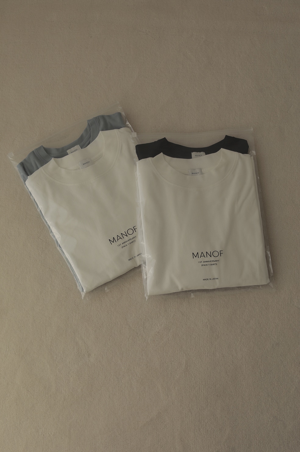 2PACK ROUND SLEEVE T SHIRT｜TOPS(トップス)｜CLANE OFFICIAL ONLINE