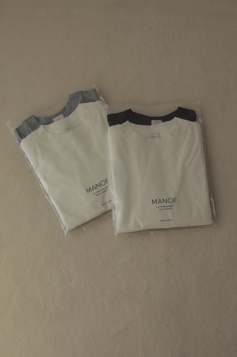 2PACK ROUND SLEEVE T SHIRT｜TOPS(トップス)｜CLANE OFFICIAL ONLINE 