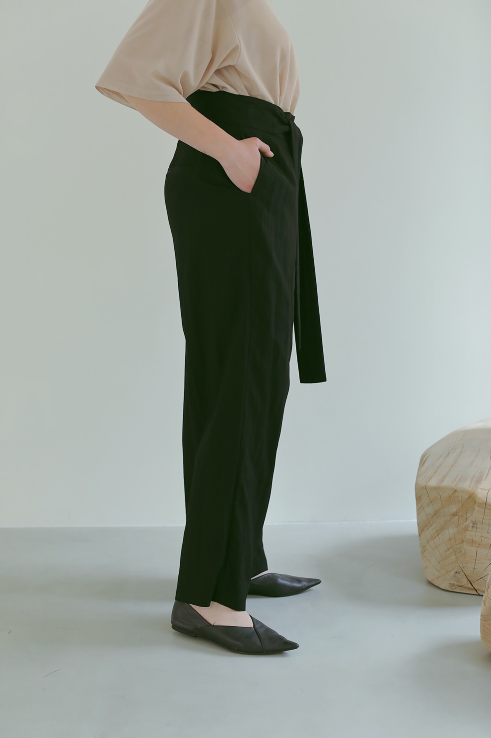 BELT TUCK LOOSE PANTS｜SKIRT/PANTS(スカート/パンツ)｜CLANE